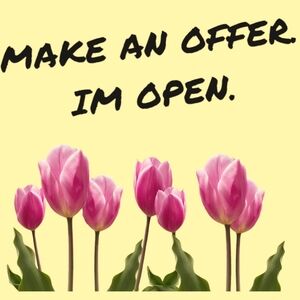 I consider all reasonable offers.